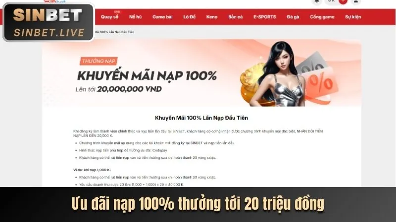 Ưu đãi độc quyền cho thành viên mới 9bet